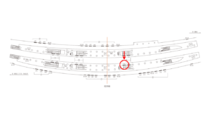 東急／渋谷駅／TY普通額面／№511駅看板・駅広告、位置図