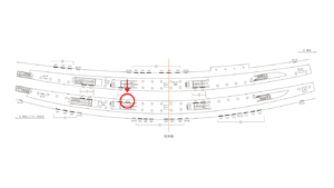 東急／渋谷駅／TY普通額面／№510駅看板・駅広告、位置図