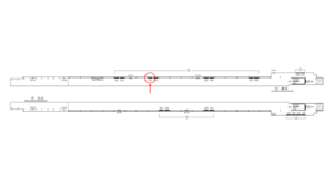 東急/都立大学駅/TY普通額面/№203駅看板・駅広告、位置図