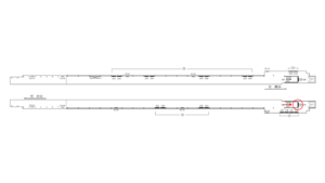 東急/都立大学駅/TY電気額面/№304駅看板・駅広告、位置図