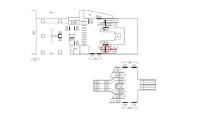 東急／学芸大学駅／TY電気額面／№402駅看板・駅広告、位置図