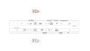 東急／自由が丘駅／TY普通額面／№312駅看板・駅広告、位置図