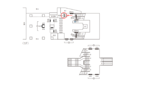東急／学芸大学駅／TY普通額面／№403駅看板・駅広告、位置図