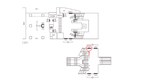 東急／学芸大学駅／TY普通額面／№202駅看板・駅広告、位置図