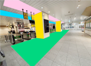 海浜幕張 改札周辺セット