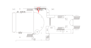 東急／元住吉駅／普通額面／№104駅看板・駅広告、位置図