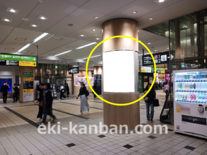 東急／武蔵小杉駅／柱巻看板／№306駅看板・駅広告、写真2