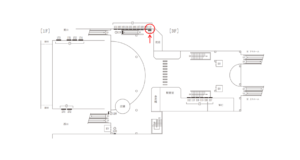 東急／元住吉駅／普通額面／№110駅看板・駅広告、位置図