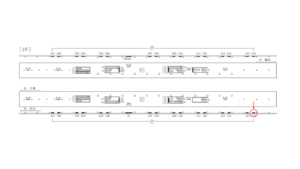 東急／武蔵小杉駅／電気額面／№116駅看板・駅広告、位置図