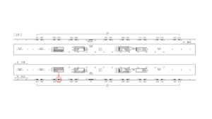東急／武蔵小杉駅／電気額面／№104駅看板・駅広告、位置図