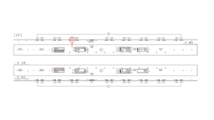 東急／武蔵小杉駅／電気額面／№205駅看板・駅広告、位置図