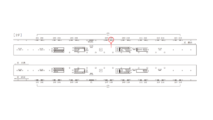 東急／武蔵小杉駅／電気額面／№208駅看板・駅広告、位置図