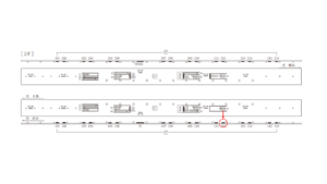 東急／武蔵小杉駅／電気額面／№112駅看板・駅広告、位置図