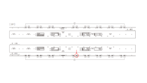東急／武蔵小杉駅／電気額面／№108駅看板・駅広告、位置図