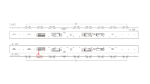 東急／武蔵小杉駅／電気額面／№103駅看板・駅広告、位置図