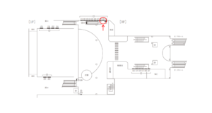 東急／元住吉駅／普通額面／№109駅看板・駅広告、位置図