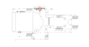東急／元住吉駅／普通額面／№106駅看板・駅広告、位置図
