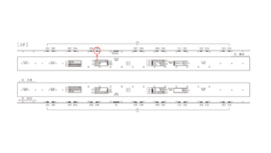 東急／武蔵小杉駅／電気額面／№206駅看板・駅広告、位置図