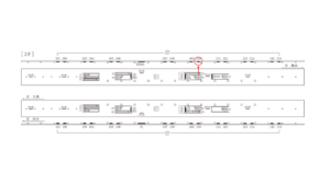 東急／武蔵小杉駅／電気額面／№210駅看板・駅広告、位置図