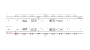 東急／武蔵小杉駅／電気額面／№101駅看板・駅広告、位置図