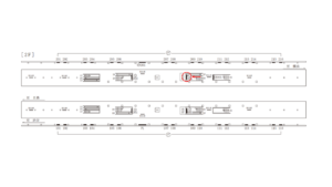 東急／武蔵小杉駅／普通額面／№304駅看板・駅広告、位置図