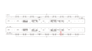 東急／武蔵小杉駅／電気額面／№111駅看板・駅広告、位置図