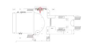 東急／元住吉駅／普通額面／№105駅看板・駅広告、位置図