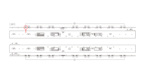 東急／武蔵小杉駅／電気額面／№201駅看板・駅広告、位置図