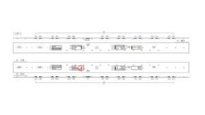 東急／武蔵小杉駅／普通額面／№301駅看板・駅広告、位置図