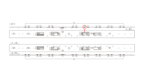 東急／武蔵小杉駅／電気額面／№209駅看板・駅広告、位置図