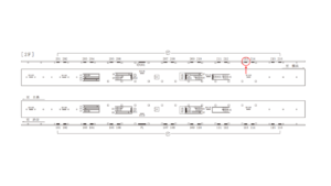 東急／武蔵小杉駅／電気額面／№213駅看板・駅広告、位置図