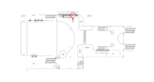 東急／元住吉駅／普通額面／№108駅看板・駅広告、位置図