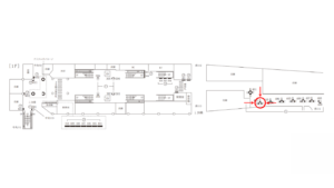 東急／武蔵小杉駅／柱巻看板／№402駅看板・駅広告、位置図