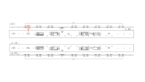 東急／武蔵小杉駅／電気額面／№202駅看板・駅広告、位置図