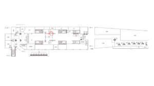 東急／武蔵小杉駅／柱巻看板／№305駅看板・駅広告、位置図