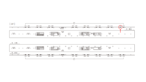 東急／武蔵小杉駅／電気額面／№215駅看板・駅広告、位置図