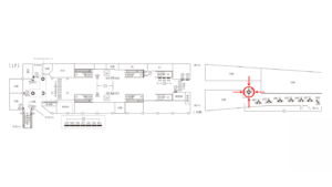 東急／武蔵小杉駅／柱巻看板／№401駅看板・駅広告、位置図