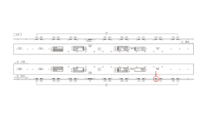 東急／武蔵小杉駅／電気額面／№113駅看板・駅広告、位置図