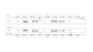 東急／武蔵小杉駅／電気額面／№114駅看板・駅広告、位置図