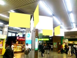 JR／恵比寿駅／恵比寿フラッグ駅臨時広告・駅広告、写真2