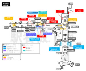 東急／渋谷駅／田園都市線 渋谷駅 道玄坂アドサークルC№C駅臨時広告・駅広告、位置図