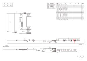 東急/白楽駅/電気額面/№213駅看板、位置図
