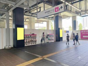 京成　新鎌ヶ谷駅／新鎌ヶ谷 STATION VISION№VISION駅デジタルサイネージ・駅広告、写真2