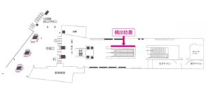 京王/下北沢駅/下北沢パネル10№10駅臨時広告・駅広告、位置図