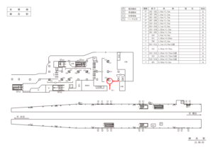 東急／綱島駅／柱巻看板／№517駅看板・駅広告、位置図