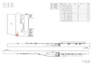 東急/白楽駅/普通額面/№900駅看板、位置図