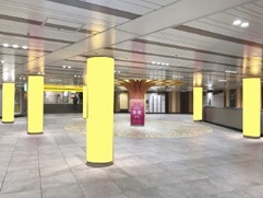 東急／渋谷駅／田園都市線 渋谷駅 道玄坂アドサークルA№A駅臨時広告・駅広告、写真2