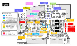 JR／池袋駅／ロングサイズ池袋（AorBorC）№C駅ポスター・駅広告、位置図