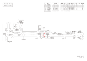 東急／渋谷駅／DT柱巻看板№№DT駅看板・駅広告、位置図