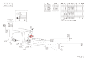 東急／渋谷駅／DT普通額面／№504駅看板・駅広告、位置図